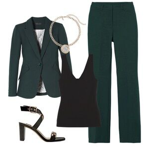 White House Black Market Ines Spruce Bootcut Pants